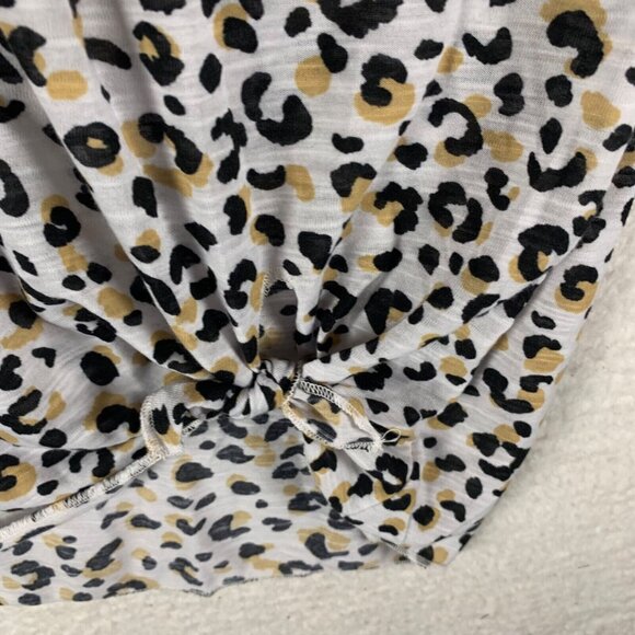 Miken Juniors Cheetah Print V-Neck Knot-Hem Swimsuit Cover-Up Dress Size XS NWT - Picture 6 of 10